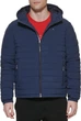 Куртка демісезонна для чоловіка Tommy Hilfiger Embroidered Logo Puffer Jacket, темно-синя, М - изображение 2