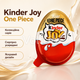 Шоколадне яйце Kinder Joy Funko One Piece з молочним і какао кремом, вафельними кульками та іграшкою-сюрпризом - зображення 1