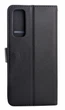 Чохол книжка Leather Flip для Huawei P Smart 2021 (PPA-LX1,PPA-LX2) на магніті з підставкою чорний - зображення 2