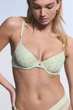 Бюстгальтер с уплотнённой чашкой Victoria's Secret 80D Салатовый (156238) - изображение 3