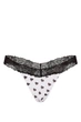 Трусики стринг Victoria's Secret 5(XL) Черно-белый (156514) - изображение 3