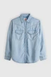 Женская джинсовая рубашка Levi's 44(M) Голубой джинс (156528) - изображение 2