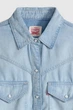 Женская джинсовая рубашка Levi's 44(M) Голубой джинс (156528) - изображение 3