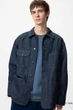 Мужская джинсовая куртка Uniqlo 50(L) Синий джинс (156549) - изображение 1