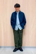 Мужская джинсовая куртка Uniqlo 50(L) Синий джинс (156549) - изображение 9