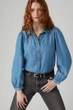 Женская джинсовая рубашка Levi's 42(S) Голубой джинс (156541) - изображение 7