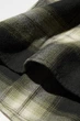 Мужская фланелевая рубашка Uniqlo 52(XL) Черно-зеленый (156668) - изображение 9