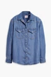 Жіноча джинсова сорочка Levi's 42(S) Синій (156415) - зображення 3
