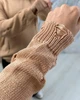Свитер женский рваный бежевый 42-50 б1435.7106 - изображение 3