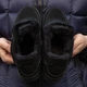 Чоловічі кросівки зимові Retro 4 Fur Black Cat чорні 46 - зображення 9