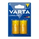 Батарейка Varta C (LR14) Longlife лужна * 2 (04114101422) - изображение 1