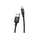 Дата кабель USB 2.0 AM to USB-C 2.0m 2A nylon X14 black HOCO (6957531062929) - изображение 2