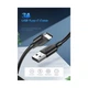 Дата кабель USB 2.0 AM to USB-C 0.5m 3.0A (18W) Nickel Plating US287 Black Ugreen (60115) - зображення 5