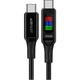 Дата кабель USB-C to USB-C 1.2m 100 W with display C7-03 Acefast (6974316282778) - зображення 1