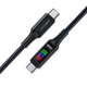 Дата кабель USB-C to USB-C 1.2m 100 W with display C7-03 Acefast (6974316282778) - зображення 4