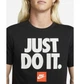 Футболка чоловіча Nike Sportswear Just Do It Verbiage L Чорно-білий DZ2989-010 - зображення 4