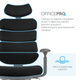 Кресло компьютерное офисное эргономичное OfficePro FlexCore ОС120B Black - изображение 12
