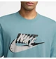 Футболка чоловіча Nike Nsw Tee 12Mo Futura Sp25 Turquoise XL Бірюзовий HJ0559-464 - зображення 3