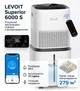 Розумний зволожувач повітря з випаровуванням LEVOIT Superior 6000 S, резервуар 23 л, автономність 72 години, голосове керування - зображення 1