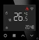 Сенсорный WiFi терморегулятор для теплого пола 1DAL | Черный, Стеклянная рамка (G86D-TR.WF.BL) - изображение 5