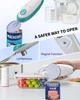 Електричний консервний ніж CIRCLE JOY з керуванням одним дотиком та безпечним відкриванням банок (Зеленый) - зображення 3