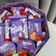 Романтичний подарунковий бокс дівчині на день народження з Milka, подарунковий набір із солодощами, оригінальний подарунок коханій - изображение 5