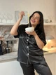 Стильна шовкова піжама для дівчат PLUS SIZE 2XL - зображення 7