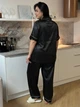Стильна шовкова піжама для дівчат PLUS SIZE 2XL - зображення 8