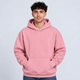 Худи с флисом розовое мужское 2XL - изображение 1