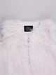 Женский меховой жилет One Size молочный с мягким коротким ворсом (263918) One size One Size - изображение 7