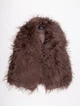 Женский меховой жилет One Size коричневый с длинным ворсом (263916) One size One Size - изображение 4