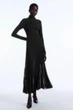 Сукня жіноча COS pleated knitted turtleneck maxi dress 1203905001 S Чорний - изображение 1