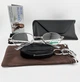Складные Очки-Хамелеоны GENTLE FAWN GF3046_X1 Polarized Blue Blocker (для Компьютера, Солнца и Авто) + Футляр - изображение 9