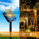 Солнечная LED-гирлянда Peasur 6 м 60 LED, теплый белый, 8 режимов, таймер, IP65, медная проволока - изображение 3