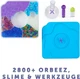 Набор для создания слайма Orbeez Mixin Slime Set 300 г 2 цвета (прозрачный и голубой) 2500+ гидрогелевых шариков для детей - изображение 3
