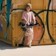 Самокат трехколесный Kinderkraft Raket с подсветкой бежевый - изображение 11