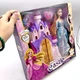 Ігровий набір Замок принцеси YG Toys з підсвіткою та лялькою 35х35х7 см пластиковий казковий палац з аксесуарами для дівчаток Різнобарвний - зображення 3