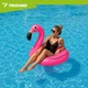 Надувной пляжный круг Фламинго Trizand 102 см для бассейна и моря из прочного ПВХ выдерживает нагрузку 150 кг Розовый большой - изображение 2