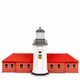 Збірна дерев'яна модель Lighthouse Маяк на острові Зміїний з прибудовою Україна - зображення 7