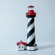 Збірна дерев'яна модель Lighthouse Маяк Сент Огастін Флорида США - зображення 8