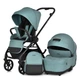 Універсальна дитяча коляска 2в1 El Camino CHLOE ME 1191-1 Emerald Green, зелена, люлька та прогулянковий блок, дощовик - зображення 4
