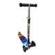 Самокат Scooter с подсветкой колес для девочки и мальчика синий - изображение 2