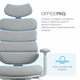 Кресло компьютерное офисное эргономичное OfficePro FlexCore ОС120G Grey - изображение 12