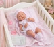 Реалистичная Кукла Реборн Девочка 38 см La Newborn Pretty in Pink Berenguer Boutique JC Toys 18053 - изображение 4