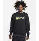Світшот чоловічий Nike Sportswear Air Crew Fleece Erkek Sweatshirt 2XL Чорний FN7692-011 - зображення 2