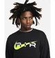 Світшот чоловічий Nike Sportswear Air Crew Fleece Erkek Sweatshirt 2XL Чорний FN7692-011 - зображення 4