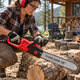 Акумуляторна ланцюгова пила Chain Saw 16″ 36V 40 см 6.0 Ah з 2 АКБ Безключове натягування Автоматичне змащення Електропила для дров саду - изображение 9