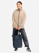 Толстовка на молнии утепленная флисовая без капюшона женская Jack Wolfskin A65943-T0612 S Бежевая (4064886781299) - изображение 3