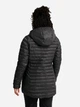 Куртка демисезонная удлиненная с капюшоном женская Jack Wolfskin A66386-6000 M Черная (4064886763578) - изображение 2