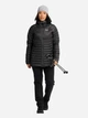 Куртка демисезонная удлиненная с капюшоном женская Jack Wolfskin A66386-6000 M Черная (4064886763578) - изображение 3